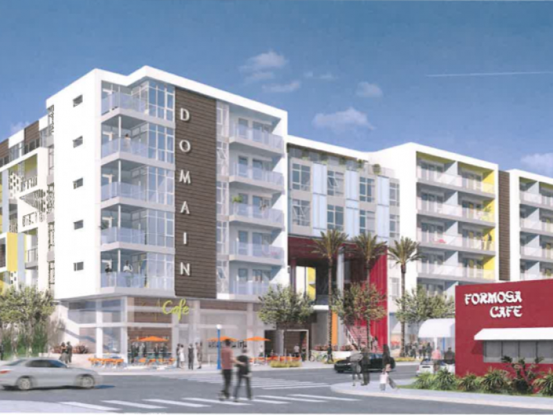 PLANNING COMMISSION APPROVES DOMAIN PROJECT